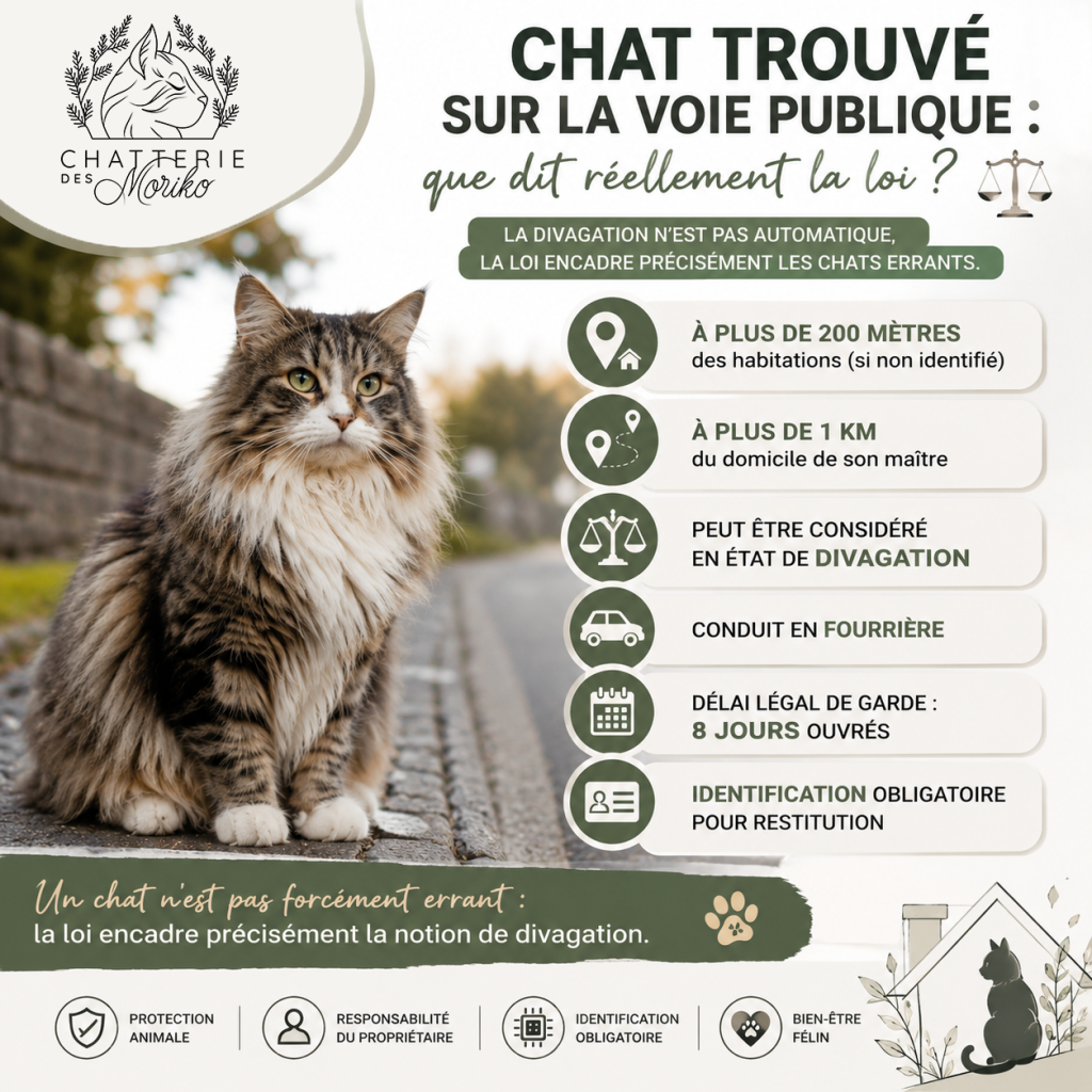 Chat en divagation sur la voie publique : que dit réellement la loi ?