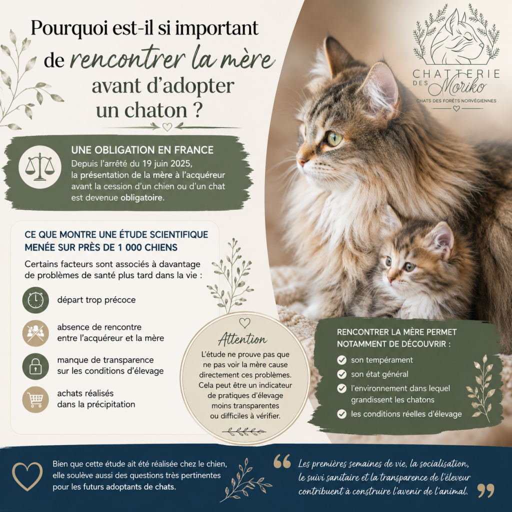 Acheter un animal sans voir sa mère, est-ce vraiment sans conséquence ?